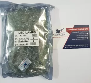 Bịch Led sáng xanh dương  3-3.2V (1000 con) 3mm